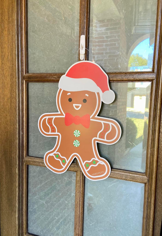 Gingerbread Boy Door Hanger