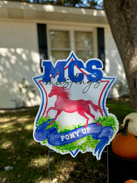 Mini MCS Yard Sign