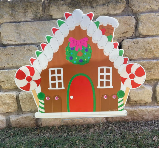 Gingerbread Yard Sign