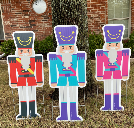 Nutcracker Yard Signs